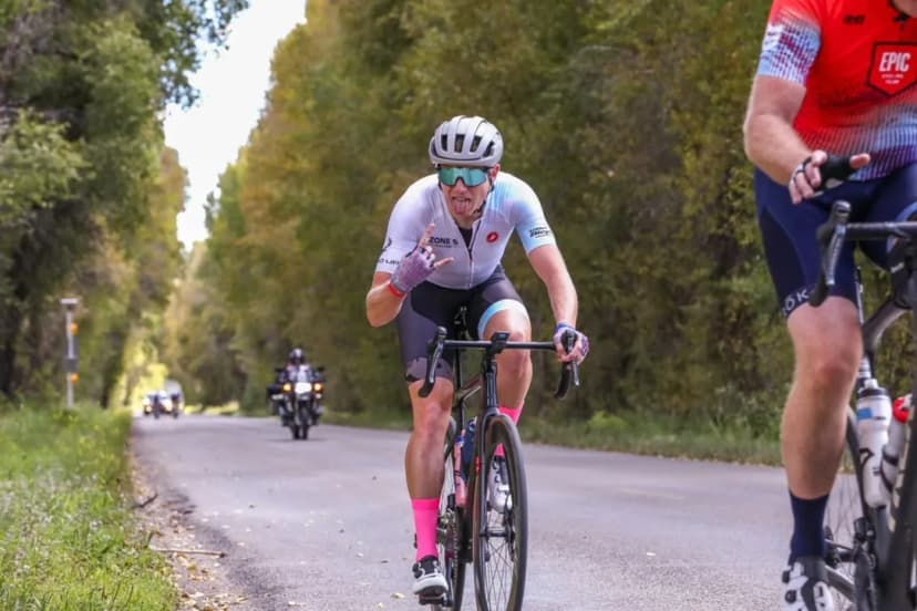 Founder of Landform Labs on an outdoor adventure